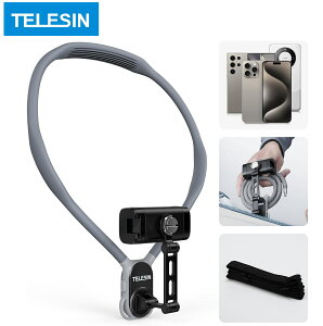 TELESIN �l�b�N���X�}�E���g �X�}�z �l�b�N�z���_�[�t�� �N���b�v ��|���X�}�z�z���_�[ �l�b�N �n���Y�t���[�̃X�}�z�X�^���h �`�F�X�g�X�g���b�v�A�X�}�z�B�e �^�� iPhone17/16/15/14/13/12 Pro Max/