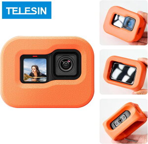 TELESIN �t���[�e�B���O�P�[�X GoPro HERO13 HERO12 HERO11 HERO10 HERO9 �S�[�v�� �I�����W �t���[�g�P�[�X ���� ���� �ی�P�[�X ���v�h�~ �����h�~ �ϖ��� �ɏ� ���� ���� �_�C�r���O �V���m�[�P�����O 
