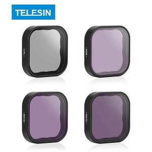 TELESIN GoPro HERO12 HERO11 HERO10 Black HERO9 Black CPL ND�t�B���^�[ 4������ gopro cpl�Ό��t�B���^�[ nd�����t�B���^�[ �����t�B���^�[�����ߗ� ���ˏ��� �S�[�v���A�N�Z�T���[ CPL/ND 8/16/32