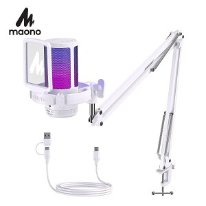 MAONO USB RfT[}CN Q[~O}CN PC }CNZbg mCYLZO ~[g{^ Pw RGBCeBO Q[ CuzM |bgLXg Xg[~O Zoom