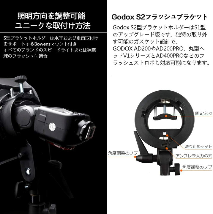 楽天市場】＼ジャンル賞受賞店舗 日本正規代理店品／Godox S2 