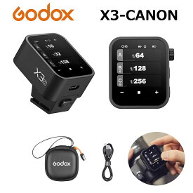 【楽天ランキング1位商品 あす楽対応】正規代理店品 Godox X3-C タッチスクリーン TTL ワイヤレスフラッシュトリガー トランスミッター CANON キヤノン 2.4GHz ワイヤレス 高速同期 OLED スクリーン明るさ調整可 スピードライトトランスミッター Canon TTL オートフラッシュ