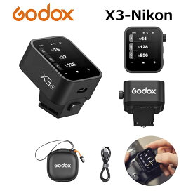 【あす楽対応】正規代理店品 Godox X3-N タッチスクリーン TTL ワイヤレスフラッシュトリガー トランスミッター Nikon ニコン 2.4GHz ワイヤレス、高速同期、OLED スクリーン調整可能な明るさ TTL スピードライトトランスミッター NIKON カメラ用 (TTL オートフラッシュ)