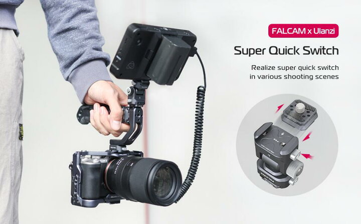 楽天市場】【あす楽対応】Falcam F22 カメラモニターマウント 