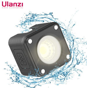 �y�����y�Ή��zUlanzi �r�f�I���C�g�h�� LED�r�f�I���C�g �h��IP68 �B�e�Ɩ��p �[�d�� �|�P�b�g���C�g ���邳�������\ 5500k±200k ���@�\�~�jLED���C�g �����ʐ^�B�e�p �h��10M �B�e�p���C�g GoPro 