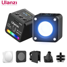 【あす楽対応】Ulanzi ビデオライト防水 RGB LEDビデオライト 防水IP68 撮影照明用 充電式 ポケットライト 明るさ調整が可能 ミニLEDライト 水中写真撮影用 防水10M 撮影用ライト GoPro HERO12 11 10 9 Osmo Action 3 Canon Nikon Sonyアクションカメラ L2 RGB