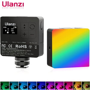 yyΉzUlanzi VL49 RGB Pro LEDrfICg RGBBepCg C 2500mAh Type-C [d ^ F 359FRGB[h 2500K-9000K Px 邳 ⏕Ɩ ^ J Cg VR
