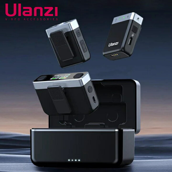 楽天市場】Ulanzi U-Mic ワイヤレスマイク ピンマイク ラベリアマイク 