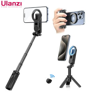 Ulanzi JJ03 �X�}�z�O�r ���@�\�X�}�z�O���b�v masgafe�ɑΉ� �~�j�O�r �܂肽���ݎ� �����R���t�� �X�^���h���莝�����[�h ���B��_ 360�x��] 4�i�K�L�k 360�x��] �X�}�z�X�^���h �y�� �R���p�N