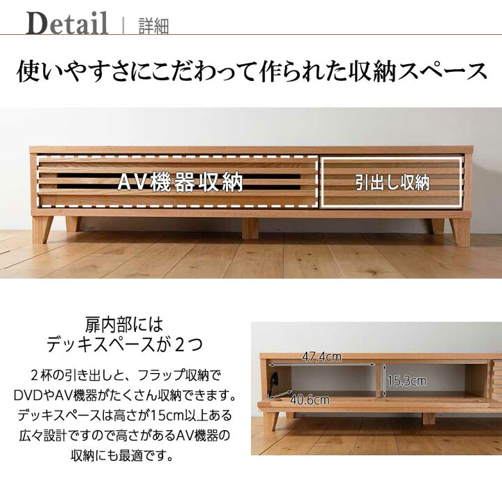 楽天市場】【マラソンセール期間P2倍】テレビ台 ローボード 木製 幅150 