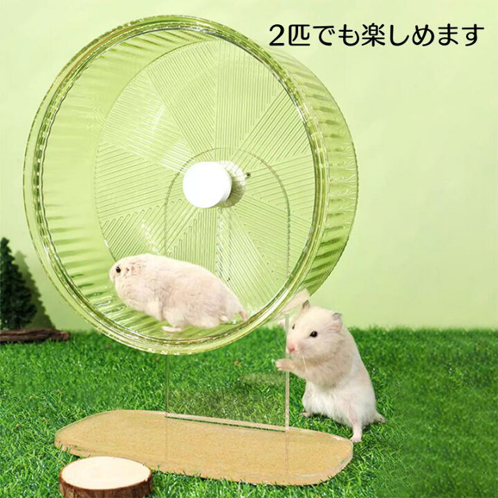 楽天市場】【店内全品クーポン対象】回し車 ハムスター 単品 アクリル 
