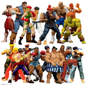 JADAtoys スト2 フィギュア ストリートファイター アクションフィギュア 1/12 スケール STREET FIGHTER2 リュウ 春麗 フェイロン ケン ベガ バイソン ダルシム キャミィ ディージェイ ガイル サガット ブランカ バルログ バイソン 本田 剛鬼 関節可動 ウル2 CAPCOM