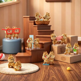 52TOYS BLINDBOX ディズニー チップ&デール ずっと友達だよ 1BOX6個セット 52トイズ フィギュア マスコット コレクショントイ Disney ディズニー キャラクターグッズ ぬいぐるみ ブラインドボックス キャラクター雑貨 可愛い