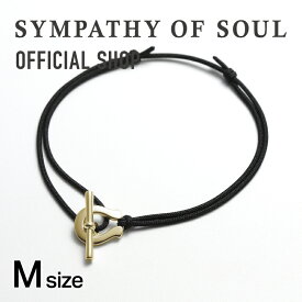 【公式】シンパシーオブソウル SYMPATHY OF SOUL ミディアムホースシュートグルコードブレスレット - K18イエローゴールド【メーカー直営】送料無料 | シンパシー オブ ソウル メンズ アクセサリー ブランド ジュエリー ギフト コードブレスレット K18ゴールド ホースシュー