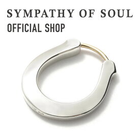 【公式】シンパシーオブソウル SYMPATHY OF SOUL ホースシューフープピアス シルバー 【メーカー直営】 馬蹄 ホースシュー メンズ ピアス | シンパシー オブ ソウル アクセサリー シルバー925 プレゼント ギフト 片耳 フープ ファッション シルバーアクセ