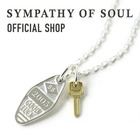 【公式】シンパシーオブソウル SYMPATHY OF SOUL モーテルキーネックレス【メーカー直営】送料無料 | シンパシー オブ ソウル ネックレス メンズ アクセサリー ジュエリー ブランド シルバー925 K18 18金 ゴールド モーテルキー ホースシュー 馬蹄 鍵