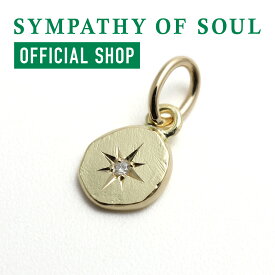 シンパシーオブソウル 【公式】 18k ペンダントトップ メンズ ゴールド プレート 50,000円台 グローリーチャーム ダイヤモンド K18イエローゴールド メーカー直営 送料無料 アクセサリー ジュエリー 後光留め 18金 プレゼント ギフト レディース ペアジュエリー