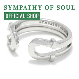 シンパシーオブソウル 【公式】 リング メンズ シルバー ホースシュー 10,000円台 ダブルホースシューリングスモール シルバー メーカー直営 送料無料 アクセサリー ジュエリー 指輪 オープンリング 馬蹄 蹄鉄 シルバー925 プレゼント ギフト