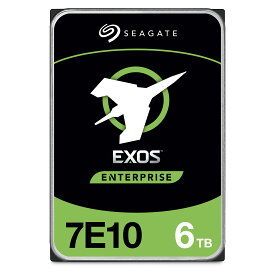 Seagate シーゲイト Exos 7E10 SATA 512N 3.5インチ 6TB 内蔵 ハードディスク HDD CMR 5年保証 6Gb/s 256MB 7200rpm エンタープライズ 正規代理店品 ST6000NM000B