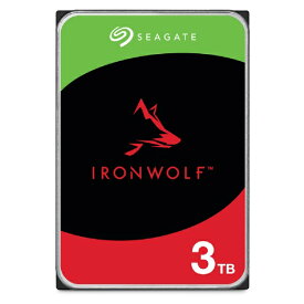 Seagate シーゲイト IronWolf 3.5インチ 【データ復旧 3年付】 3TB 内蔵 ハードディスク HDD CMR 3年保証 6Gb/s 256MB 5400rpm 24時間稼働 PC NAS 正規代理店品 ST3000VN006