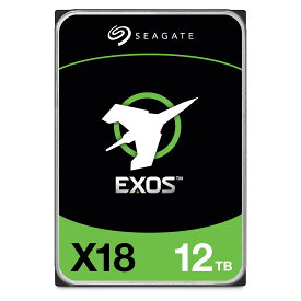 Seagate シーゲイト Exos X18 SATA 512e 3.5インチ 12TB 内蔵 ハードディスク HDD CMR 5年保証 6Gb/s 256MB 7200rpm エンタープライズ 正規代理店品 ST12000NM000J