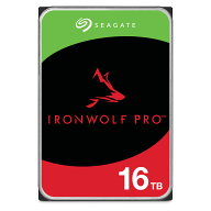Seagate シーゲイト IronWolf Pro 3.5インチ 【データ復旧 3年付】 16TB 内蔵 ハードディスク HDD CMR 5…