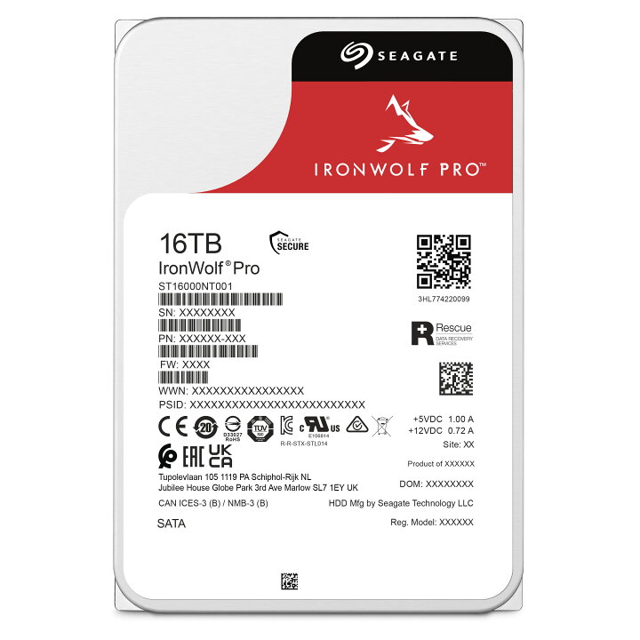 楽天市場】Seagate シーゲイト IronWolf Pro 3.5インチ 【データ復旧 3 