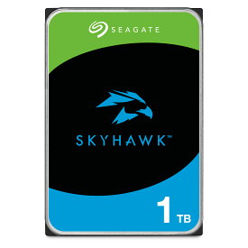 Seagate シーゲイト SkyHawk 3.5インチ 【データ復旧 3年付】 1TB 内蔵 ハードディスク HDD CMR 3年保証 6Gb/s 256MB 5400rpm ネットワーク 監視 カメラ ビデオレコーダー ST1000VX013
