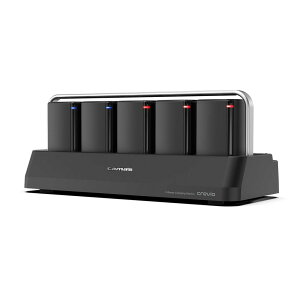 �����d�q�H�� PD65W ���o�C���o�b�e���[ & �[�d�X�e�[�V���� crevio BASIC x 5(BK) TLP125LFPK-5S