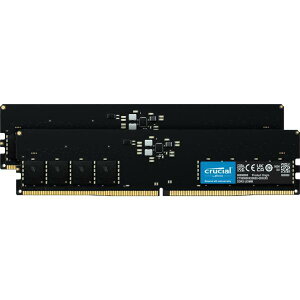 Crucial fXNgbvp݃ 32GB(16GBx2) DDR5 4800MT/s(PC5-38400) CL40 UDIMM 288pin CT2K16G48C40U5