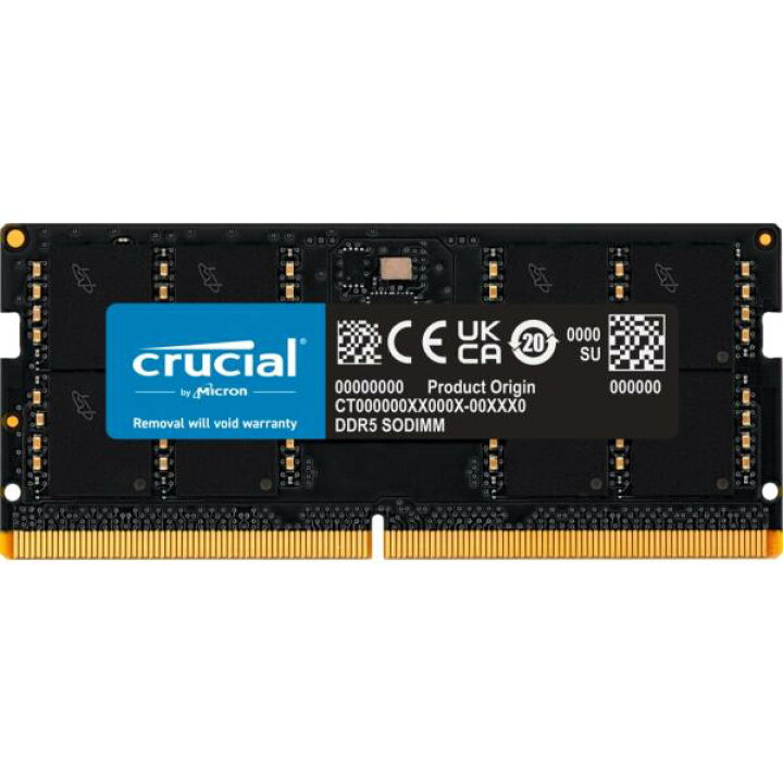 楽天市場】Crucial ノートPC用増設メモリ 32GB(32GBx1枚) DDR5 4800MT 