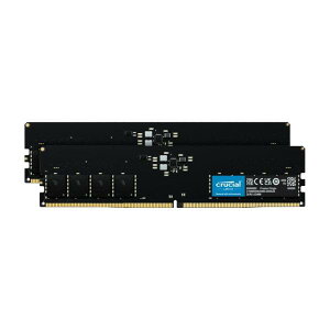 crucial fXNgbvPCp݃ 32GB(16GBx2)DDR5 5600MT/s(PC5-44800)CL46 UDIMM 288pin CT2K16G56C46U5
