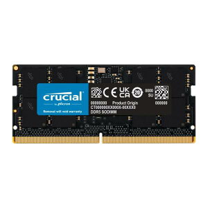 crucial m[gPCp݃ 16GB(16GBx1)DDR5 5600MT/s(PC5-44800)CL40 SODIMM 262pin CT16G56C46S5