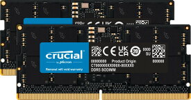 crucial ノートPC用増設メモリ 32GB(16GBx2枚)DDR5 5200MT/s(PC5-41600)CL42 SODIMM 262pin CT2K16G52C42S5