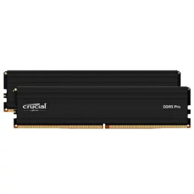 Crucial(クルーシャル) PRO (マイクロン製)デスクトップPC用増設メモリ 32GB(16GBx2枚) DDR5 5600MT/s CL46 UDIMM ヒートスプレッダ 【国内正規代理店品】CP2K16G56C46U5