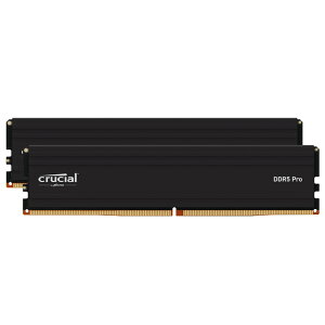 crucial Crucial Pro 48GB Kit(2x24GB)DDR5-6000 UDIMM CL48(24Gbit) CP2K24G60C48U5
