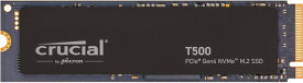 Crucial(クルーシャル) T500 1TB SSD PCIe Gen 4 NVMe M.2 (2280) CT1000T500SSD8JP 国内正規保証品