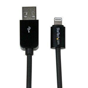 StarTech.com 2m iPhone/ iPod/ iPadΉApple Lightning-USBP[u Apple MFiF؎擾 CgjO 8s(IX)-USB A(IX) [d&pP[u ubN USBLT2MB