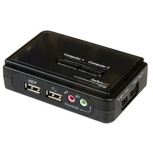 StarTech.com 2|[gUSBڑKVMXCb`(I[fBIΉ/P[ut) 2pPCp\R/CPUؑ֊(ubN) 𑜓x2048x1536 SV211KUSB