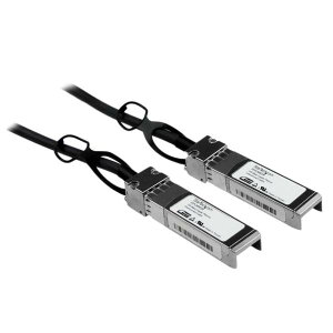 StarTech.com SFP+�p�b�V�uDAC Twinax �P�[�u�� 3m Cisco��SFP-H10GB-CU3M�݊� 10�M�K�r�b�g�C�[�T�l�b�g/10GbE SFPCMM3M