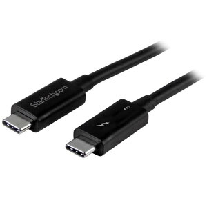 StarTech.com 0.5m Thunderbolt 3 (40Gbps) USB-C ケーブル サンダーボルト/ USB に対応 TBLT34MM50CM
