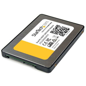 StarTech.com fAM.2 SSD - SATAA_v^[ 2x M.2 SSD - 2.5C`SATA(6Gbps)ϊP[X RAID / TRIMΉ 25S22M2NGFFR