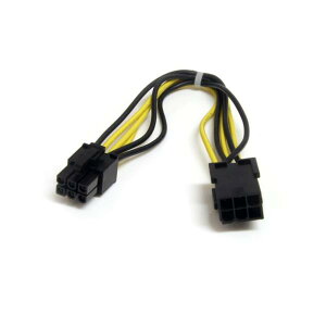 StarTech.com 20cm 6s PCI Expressd P[u 1x 6s X - 1x 6s IX PCIEPOWEXT