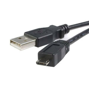 StarTech.com 1m Micro USB2.0 ϊP[uA_v^ USB A(IX) - USB }CN-B(IX) High Speed USB2.0Ή UUSBHAUB1M