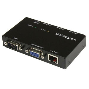 StarTech.com Cat5P[uΉ4|[gVGAfBXvCGNXe_[(M@̂) JeS5 LANP[uɂčő150m ő4z\ ST1214T