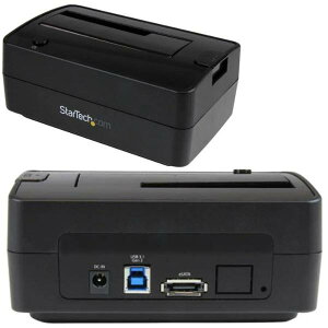 StarTech.com N[h2.5/3.5C`HDD/SSDhbLOXe[V USB 3.1(10Gbps)/eSATAڑΉ[_[C^[ USB B-Aϊ/ USB B - CϊP[u SDOCKU313E