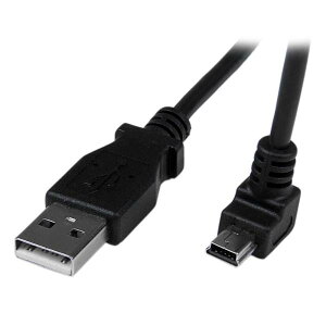 StarTech.com 2m USB 2.0 �P�[�u�� �^�C�vA (�I�X) - �~�jB/ L�^������ (�I�X) �u���b�N USBAMB2MD