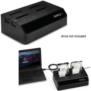 StarTech.com ハードディスク4台搭載ドッキングステーション USB 3.0接続 クレードル型2.5/3.5インチHDD/SDDスタンド SATA(6Gbps) UASP対応 冷却ファン2基搭載 SDOCK4U33