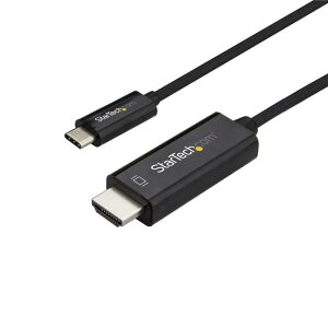 StarTech.com 1m USB-C - HDMIP[u 4K/60Hz ubN USB Type-C Rs[^j^P[u CDP2HD1MBNL