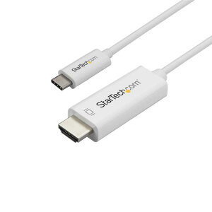 StarTech.com 1m USB-C - HDMIP[u 4K/60Hz zCg USB Type-C Rs[^j^P[u CDP2HD1MWNL